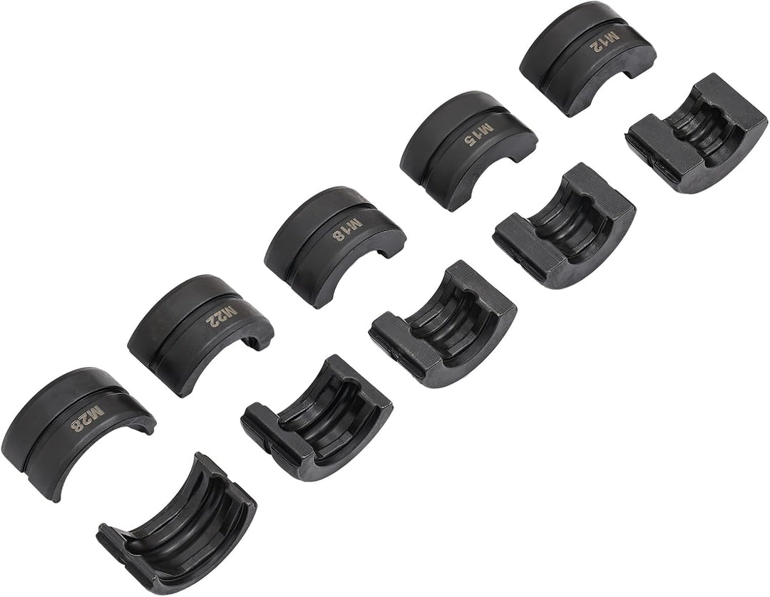 Pressbacke 5er Set 12-28mm Cr40, Für Hydraulische Rohrpresszangen