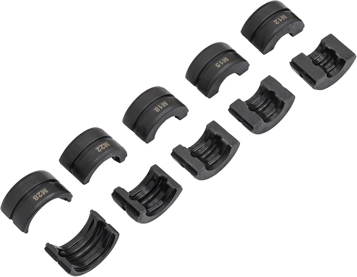 Pressbacke 5er Set 12-28mm Cr40, Für Hydraulische Rohrpresszangen