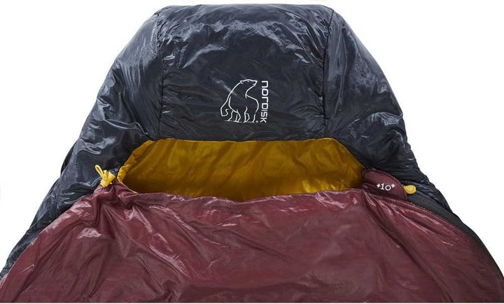 Nordisk Schlafsack Oscar +10° Curve M Rio Red L, Rio Red L