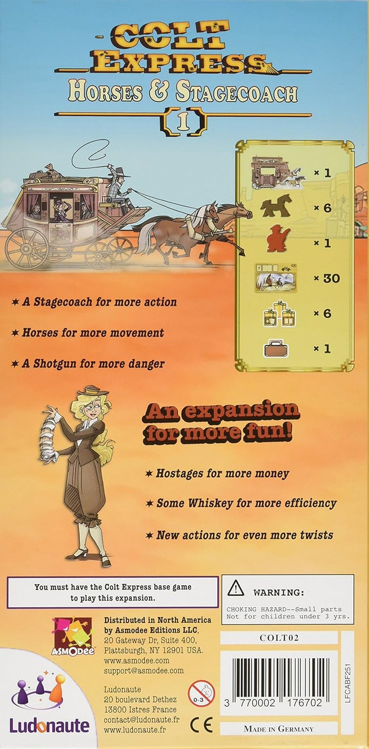 Colt Express: Horses and Stagecoach Expansion by Ludonaute