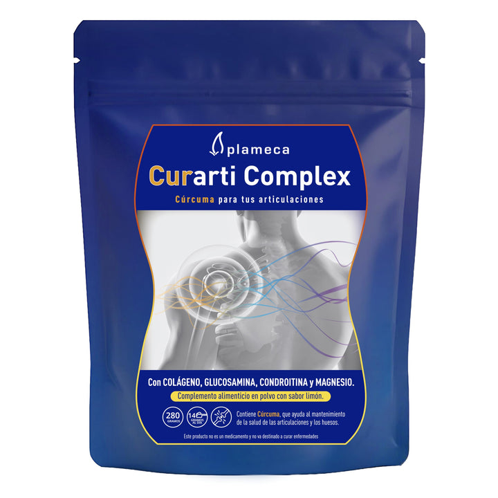 PLAMECA - Curarti Complex mit Kurkuma, Vitamin C, Magnesium und Proteinen, für Haut, Knochen, Muskel