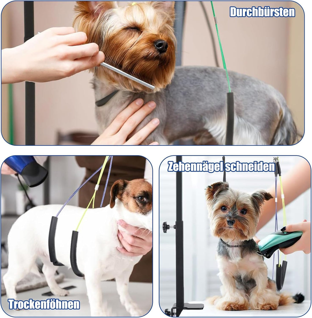 Faltbarer Hundefriseur Tisch - Hängematte mit Gestell