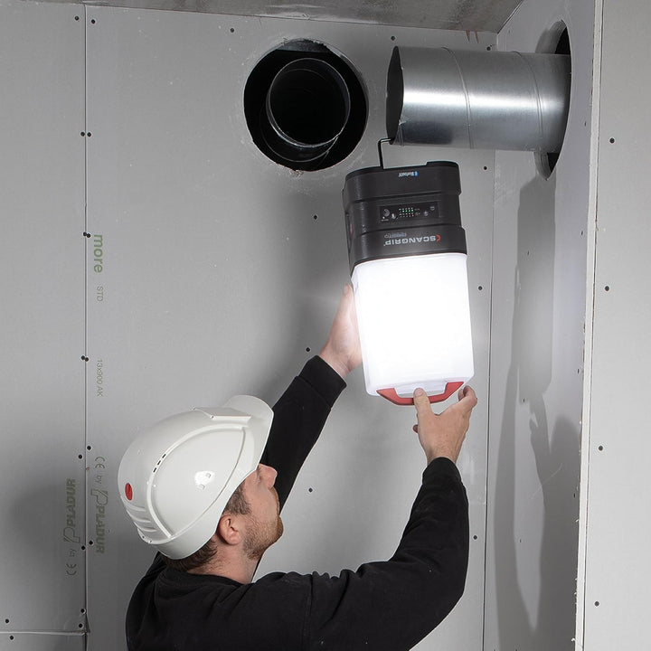 SCANGRIP | LED-Arbeitsleuchte AREA 10 CONNECT | ohne Akku | 1000-10000 lm