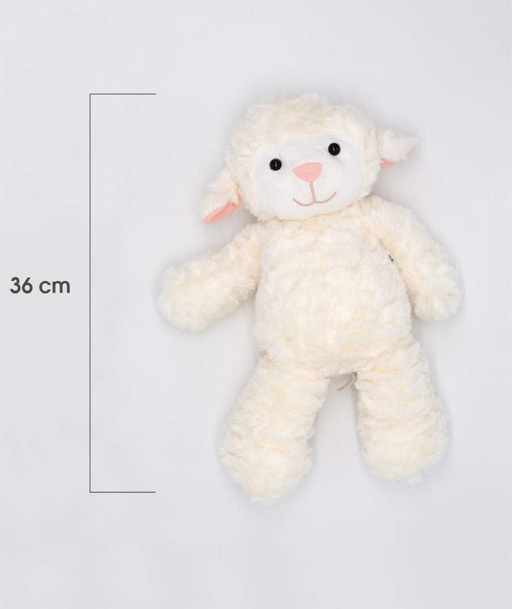 Mollis Kuscheltier - Kuschelschaf - 36 cm - Plüschtier-Schaf - Kinder-Kuscheltier - weiches Stofftie