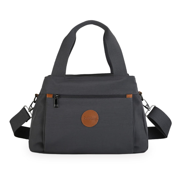 DIRRONA Einfach Damen Segeltuch Umhängetasche Frauentasche Handtasche Casual Reise Schultertasche Mu