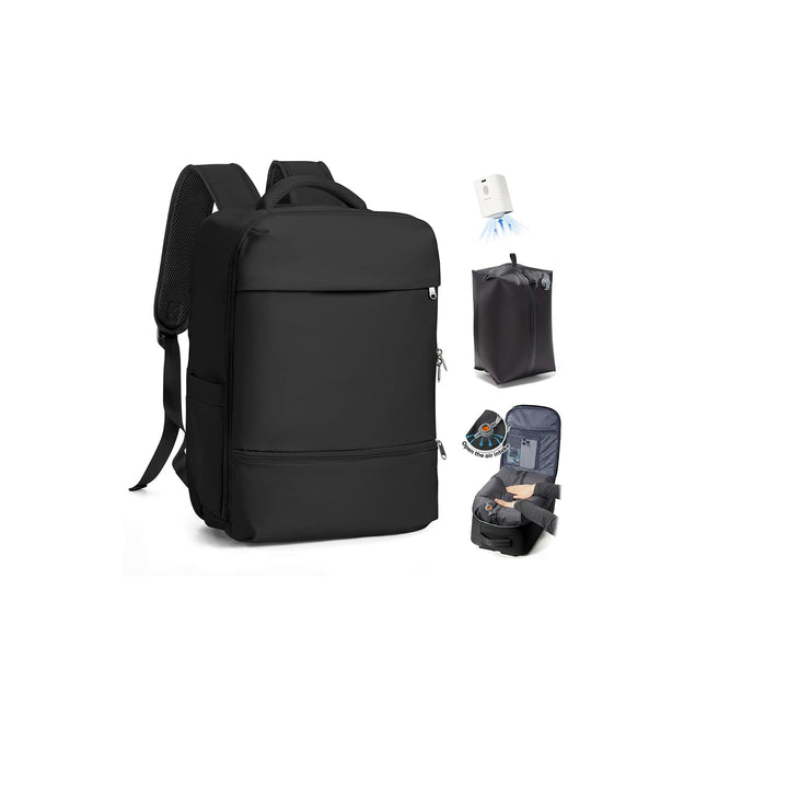 SZLX Grosser Reiserucksack Damen,Vakuum Rucksack mit Pumpe Ryanair Handgepäck 40x30x20 Herren, Wizza