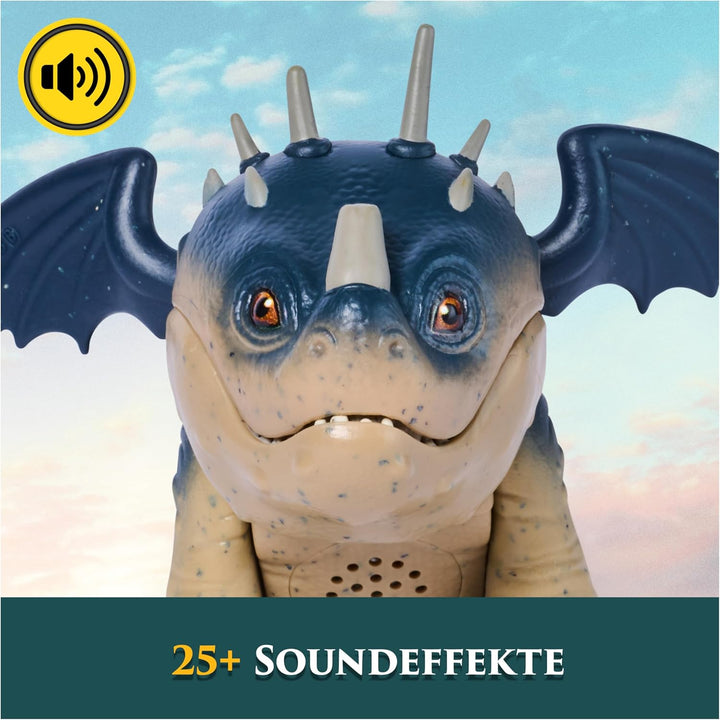 Dreamworks How to Train your Dragon, Interaktiver Mini-Drache Fleischklops, Figur mit Soundeffekten,