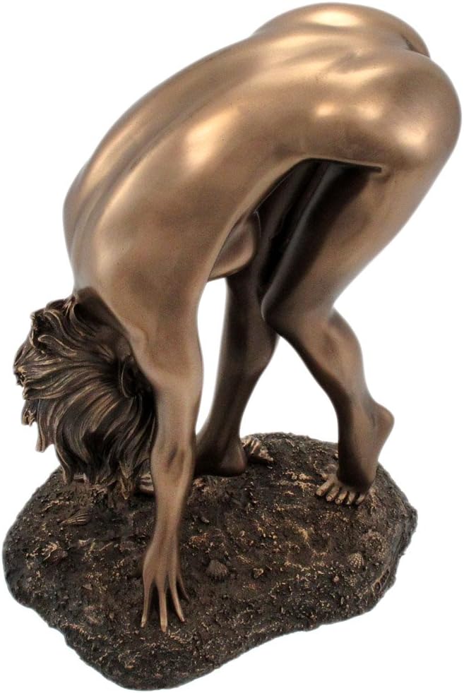 Veronese Statue Nackte Frau, bronzefarben, erotische Kunst