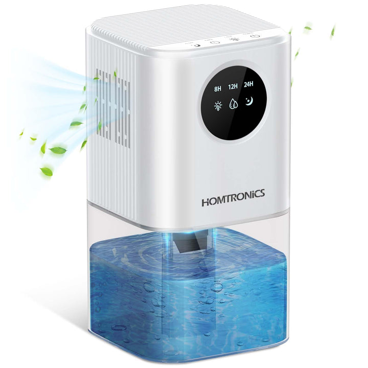 Luftentfeuchter Elektrisch, 1700ML Luftentfeuchter Tragbar Leise Weiss, Weiss
