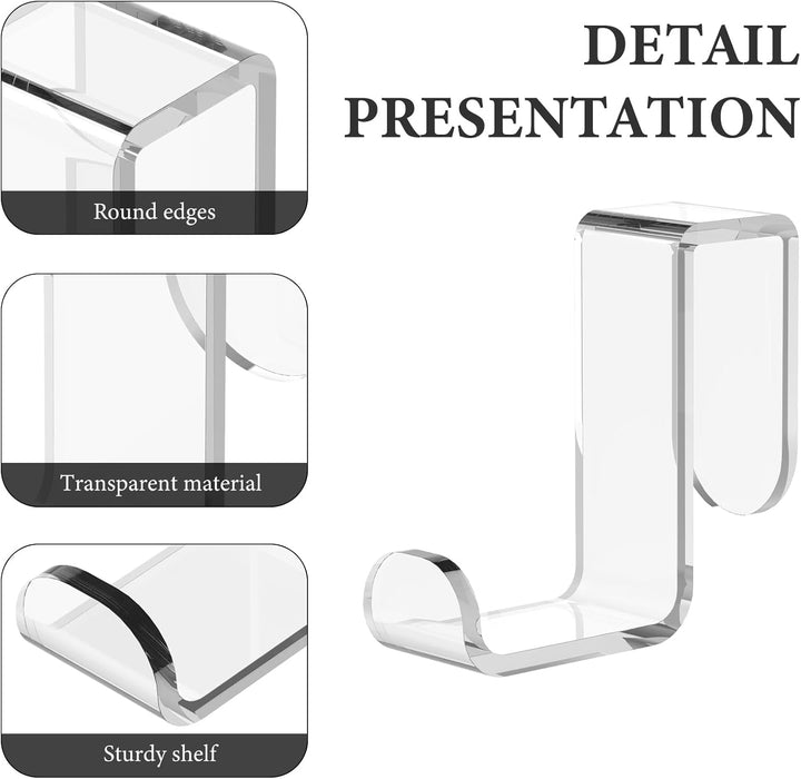Geekria Acryl-Wandhaken für Kopfhörer, Headset-Halter, Aufhänger für Headsets kompatibel mit Bose, S