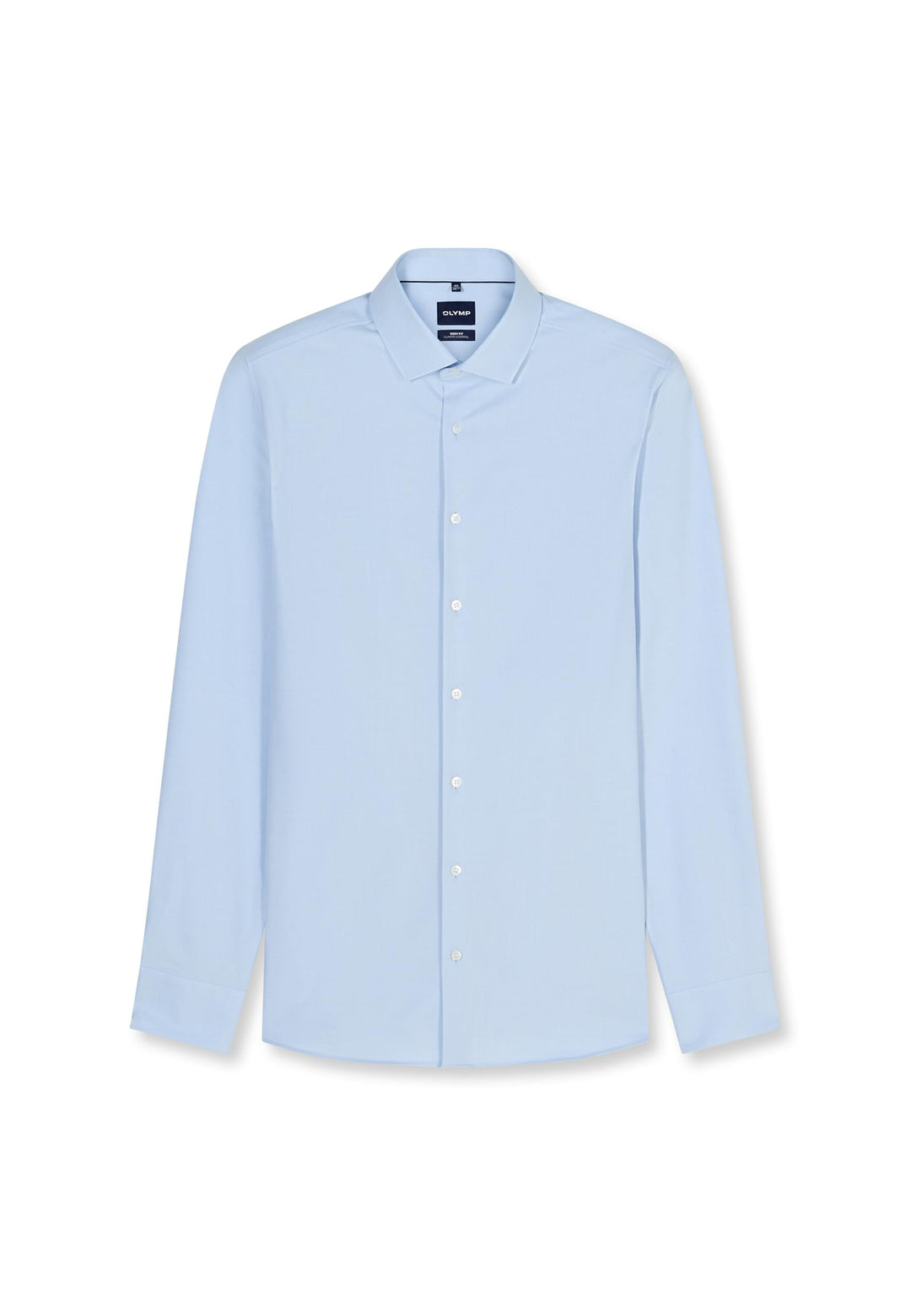 OLYMP Herren Oberhemd Langarm 073464,Twill,Level 5 Body fit (15.05.2015 - F16),Modern Kent 37 Bleu,