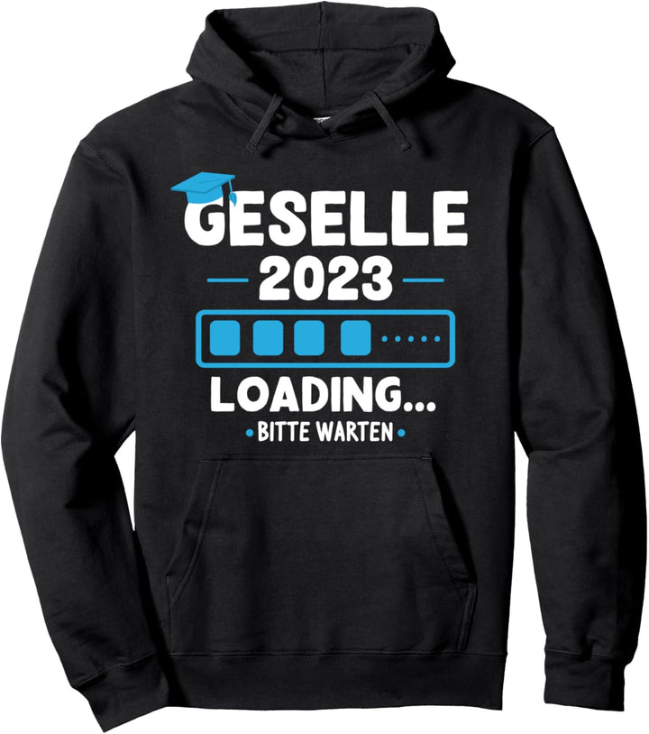 Geselle 2023 Loading bestanden Gesellenprüfung Bestanden Pullover Hoodie