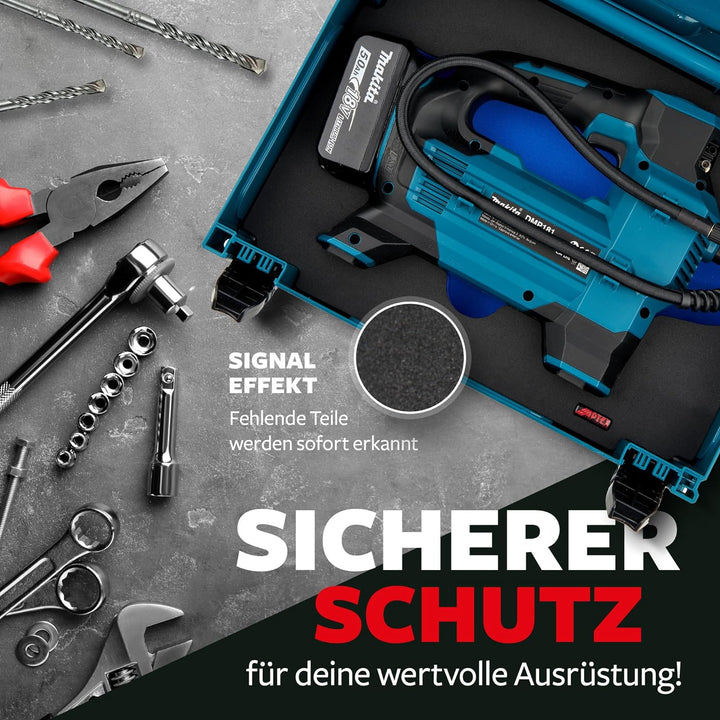 APTEX Schaumeinlage passend für Makita Akku-Kompressor DMP 181 für MakPac Gr. 2-3
