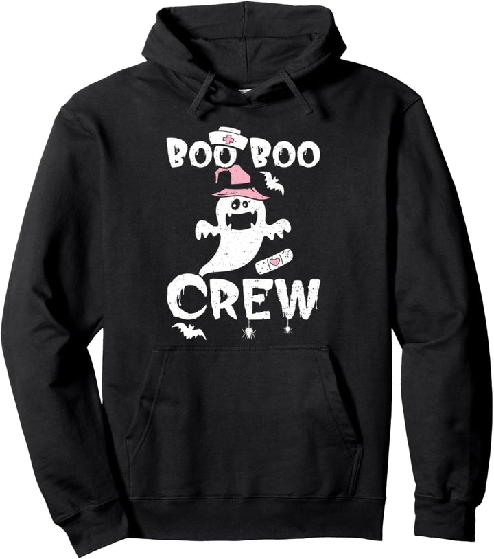 Funny Krankenschwester: Boo Boo Crew - Gespenst Pullover Hoodie