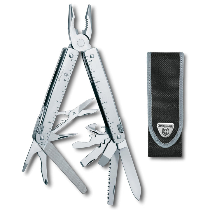 Victorinox, Multifunktionstool, SwissTool, Taschen Werkzeug, Funktionen, Kombi-Spitzzange, Feststell