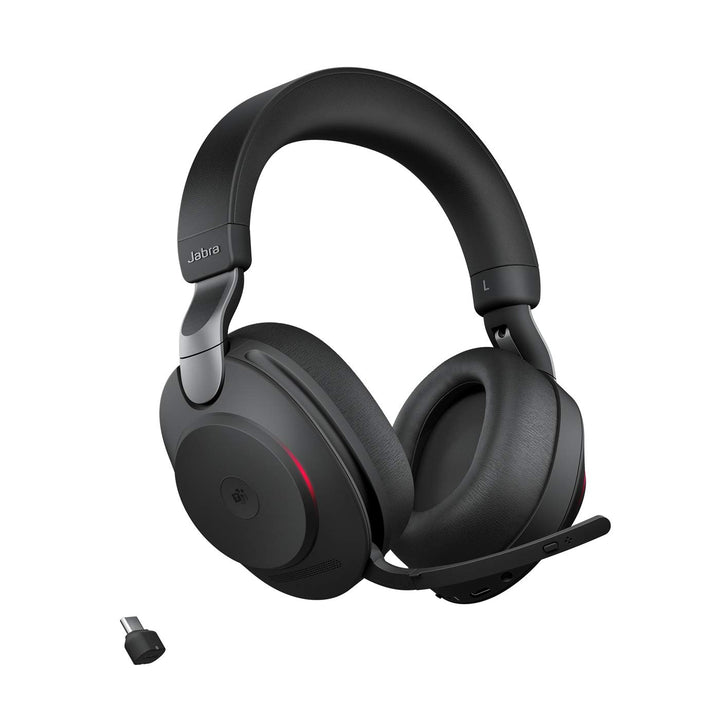 Jabra Evolve2 85 Wireless PC Headset – Noise Cancelling Microsoft Teams Certified Stereo Headphones