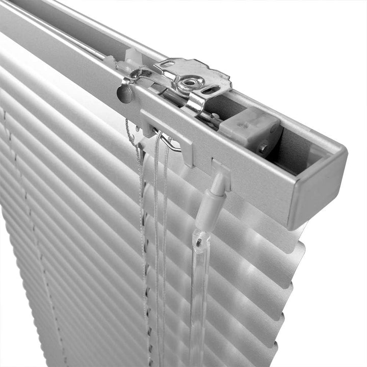 Aluminium Jalousie Silber B40xH220cm Venetian Blinds Jalousie ohne Bohren inkl. Klemmclips | Jalousi