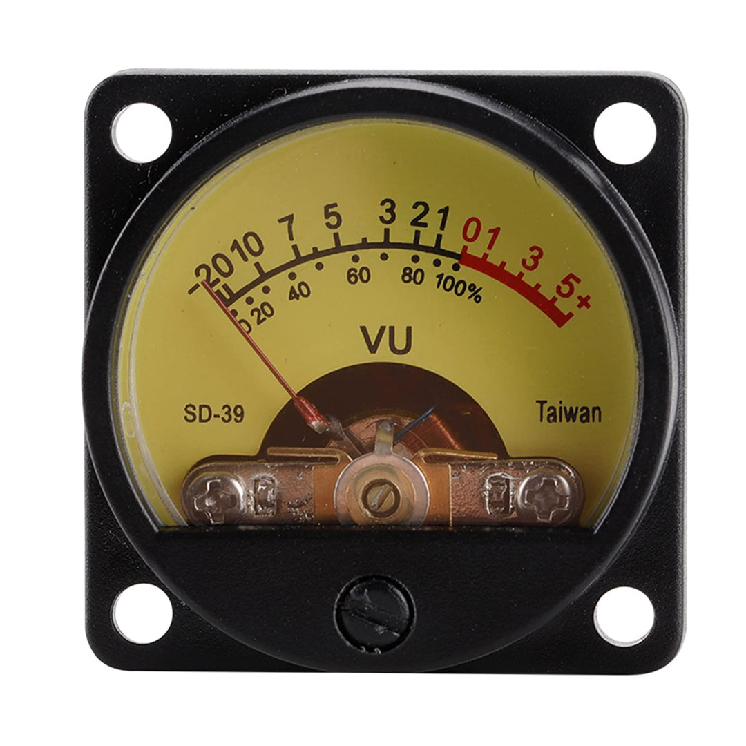 BuyWeek VU Meter, TS-35(SD-39) Audio Level Meter DC 12V 50mA Panel VU Meter mit Hintergrundbeleuchtu