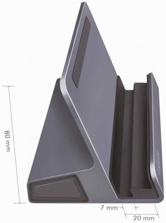 USB 3.2 Gen1 Dockingstation 6-Port mit USB PD (PowerDelivery 100W) aus Aluminium, Halterung für Tabl