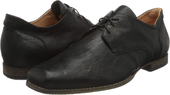 Think Guru Herren Derby Schnürhalbschuhe 44 EU Schwarz, 44 EU Schwarz