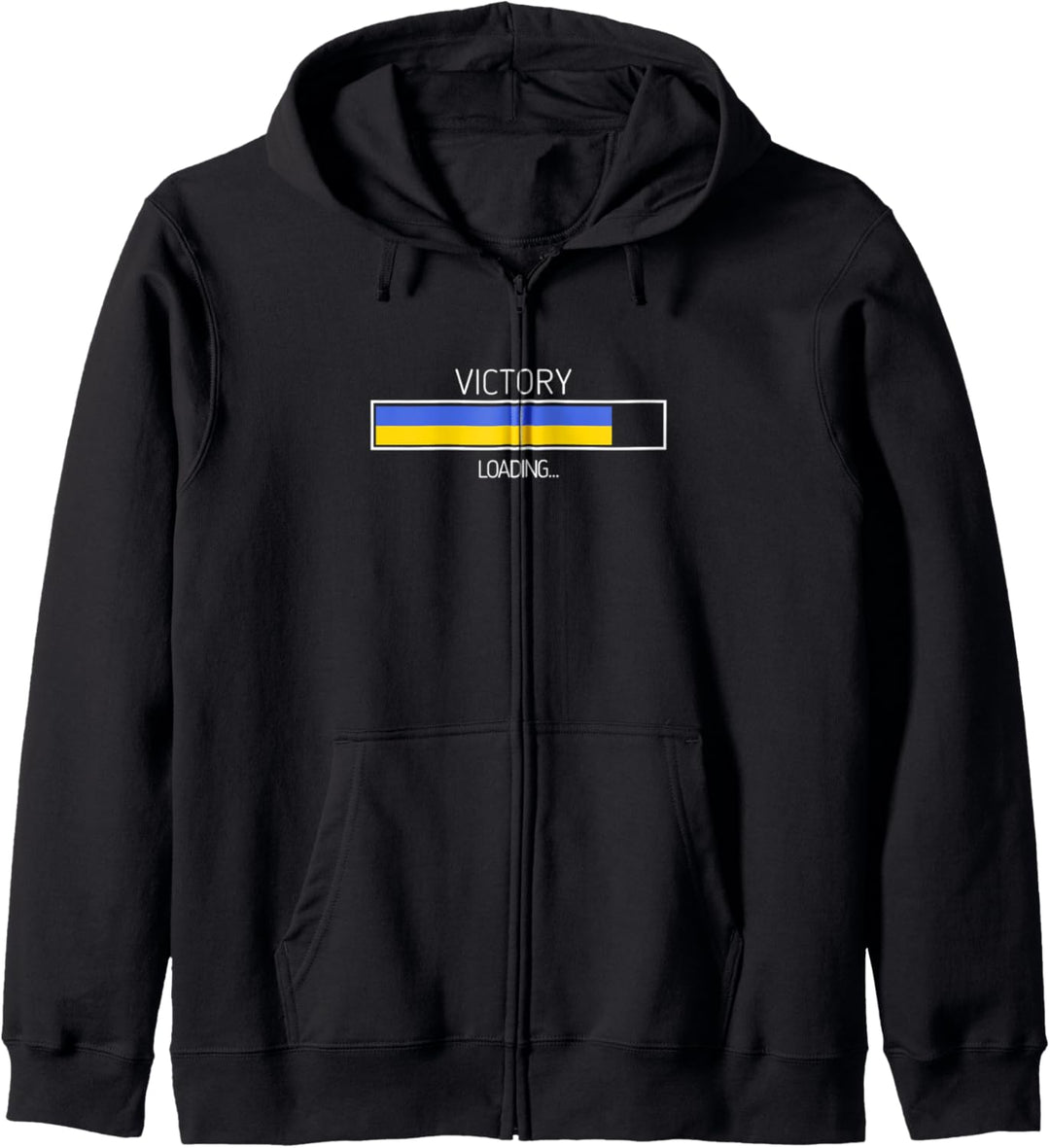 Victory Loading Ukrainische Flagge Ukraine Symbol Kapuzenjacke