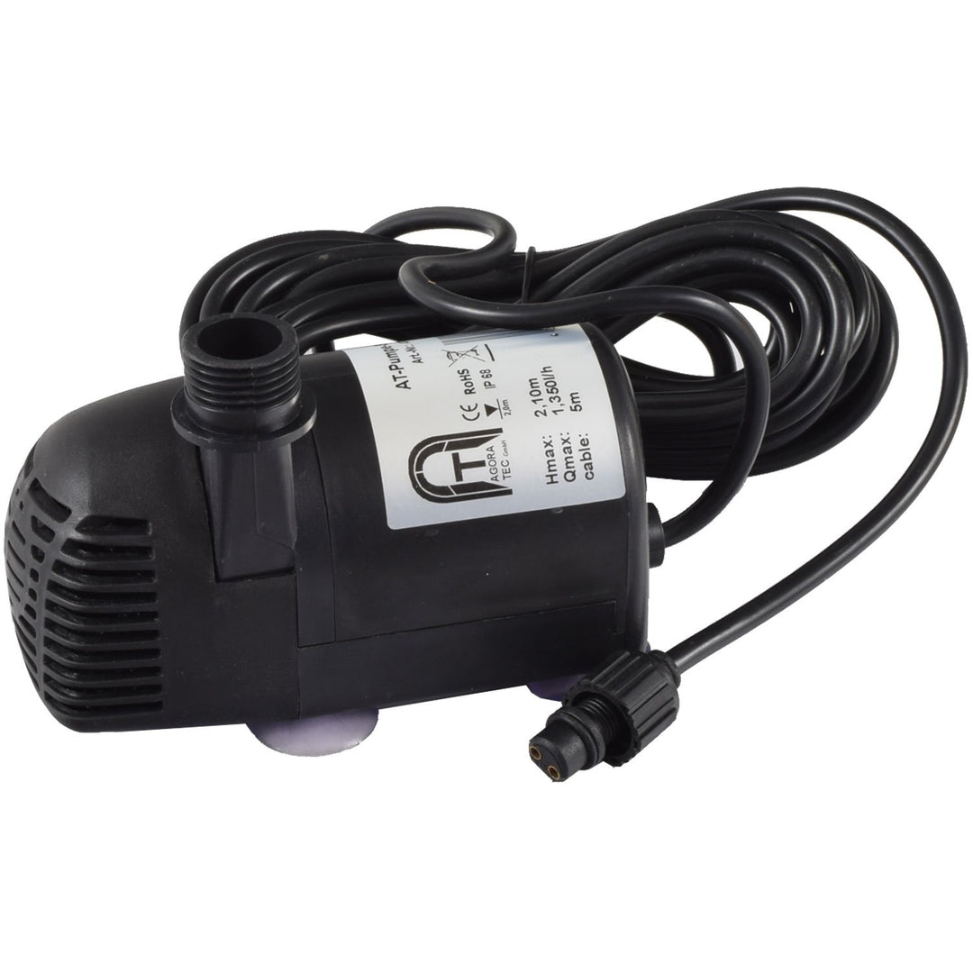 Agora-Tec® Ersatzpumpe Solar Teichpumpen-Set AT-20W Pumpe AT 20W