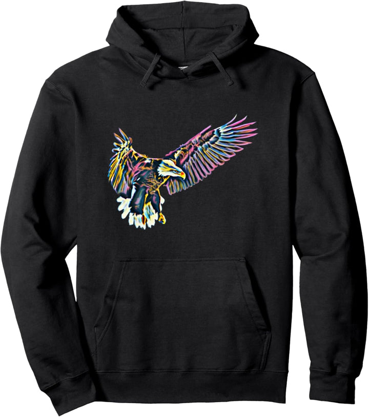 Adler Raubvogel Vögel Krallen Schnabel Pullover Hoodie