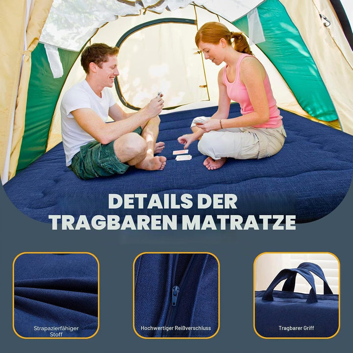 MAXYOYO Tragbarer Faltbarer Futon -Matratze, Hypoallergenischer Stoff Und Speicherschaummatratzenpad