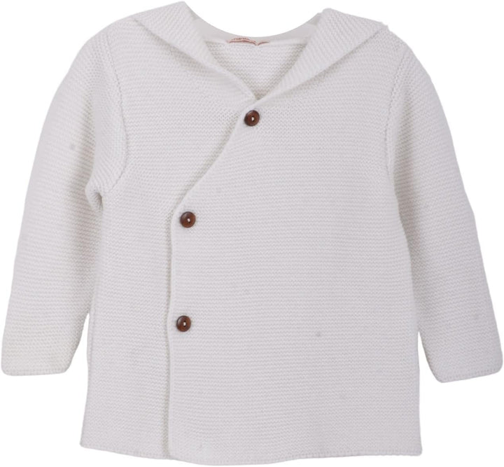 Minora Baby Strickjacke mit Kapuzenpullover für Jungen und Mädchen - Hoodie Sweatshirt - Unisex Card