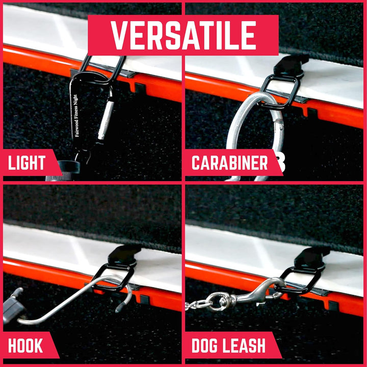 GPCA Zurrgurt Spangurte Ringe für Jeep Wrangler, 6er Pack