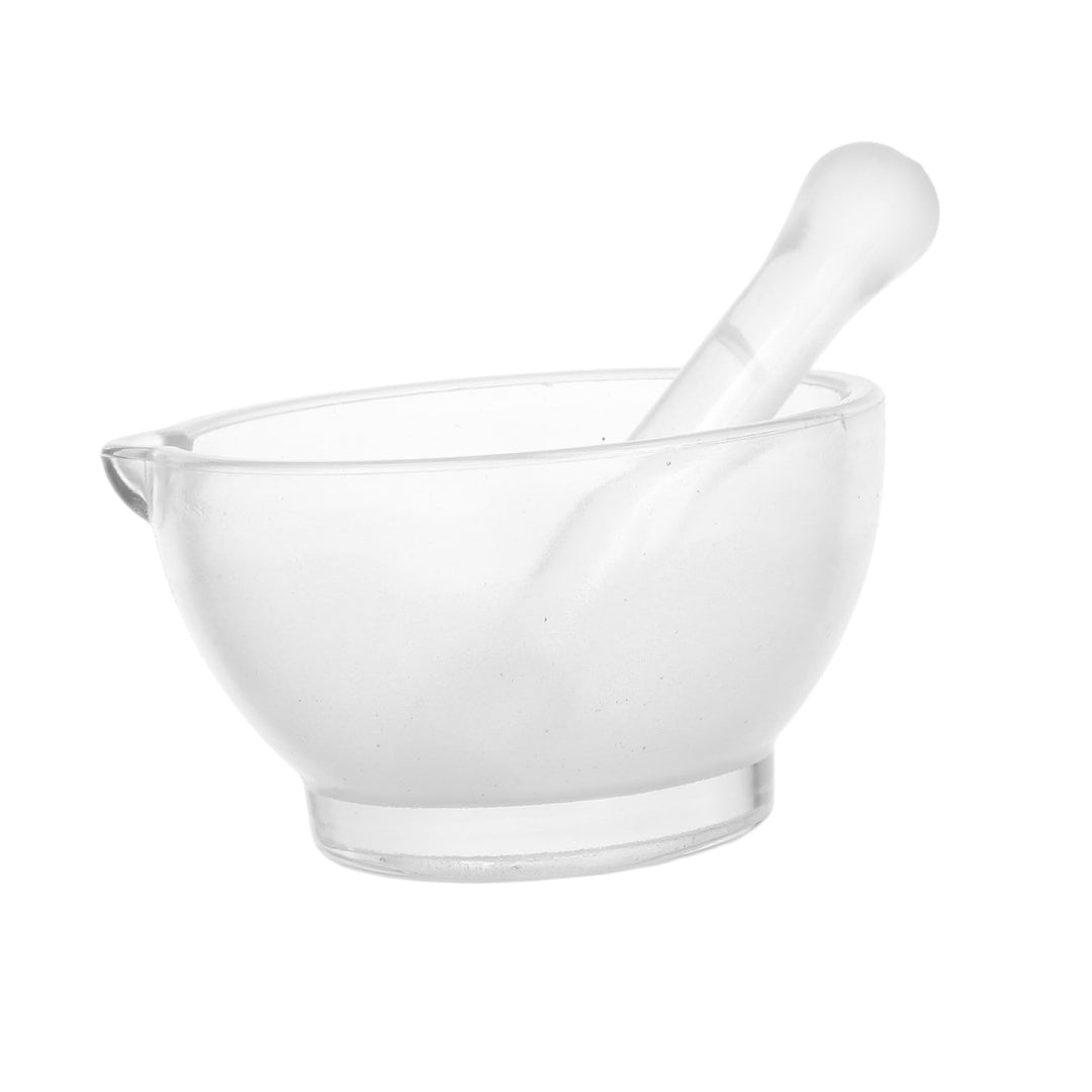 Glasmörser und Stössel Satz 8oz Weiss für Labor und Küche