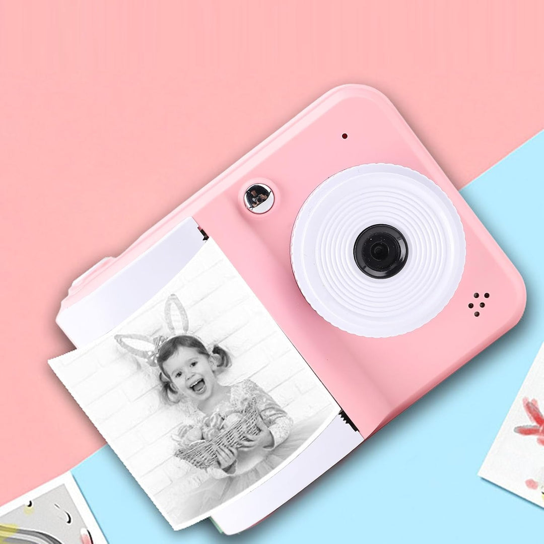 Sofortdruckkamera für Kinder, 48MP 1080p Kids Camera Sofortdruck mit 3 Rollendruckpapier, für Jungen