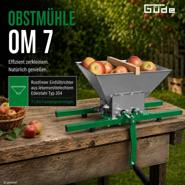 Güde 30009 Obst- und Beerenmühle BM 7, 7 L