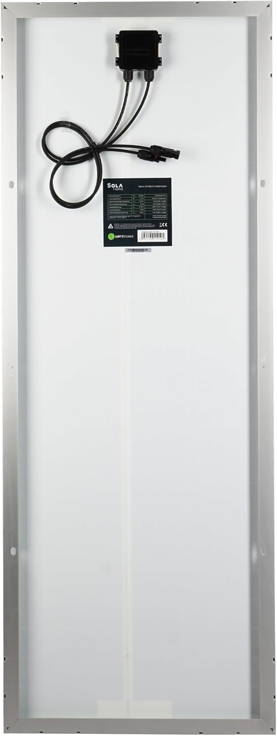 WATTSTUNDE SOLA Mono 260W Wohnmobil Solaranlage Komplett-Set, Victron MPPT Laderegler, Monokristalli