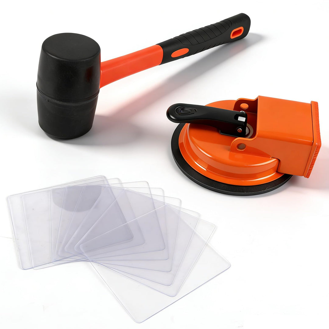 Laminat Saugnapf, Bodenlücken Fixierer Set, Saugnapf Fugenheber Mit Gummihammer, Laminat Verlegeset