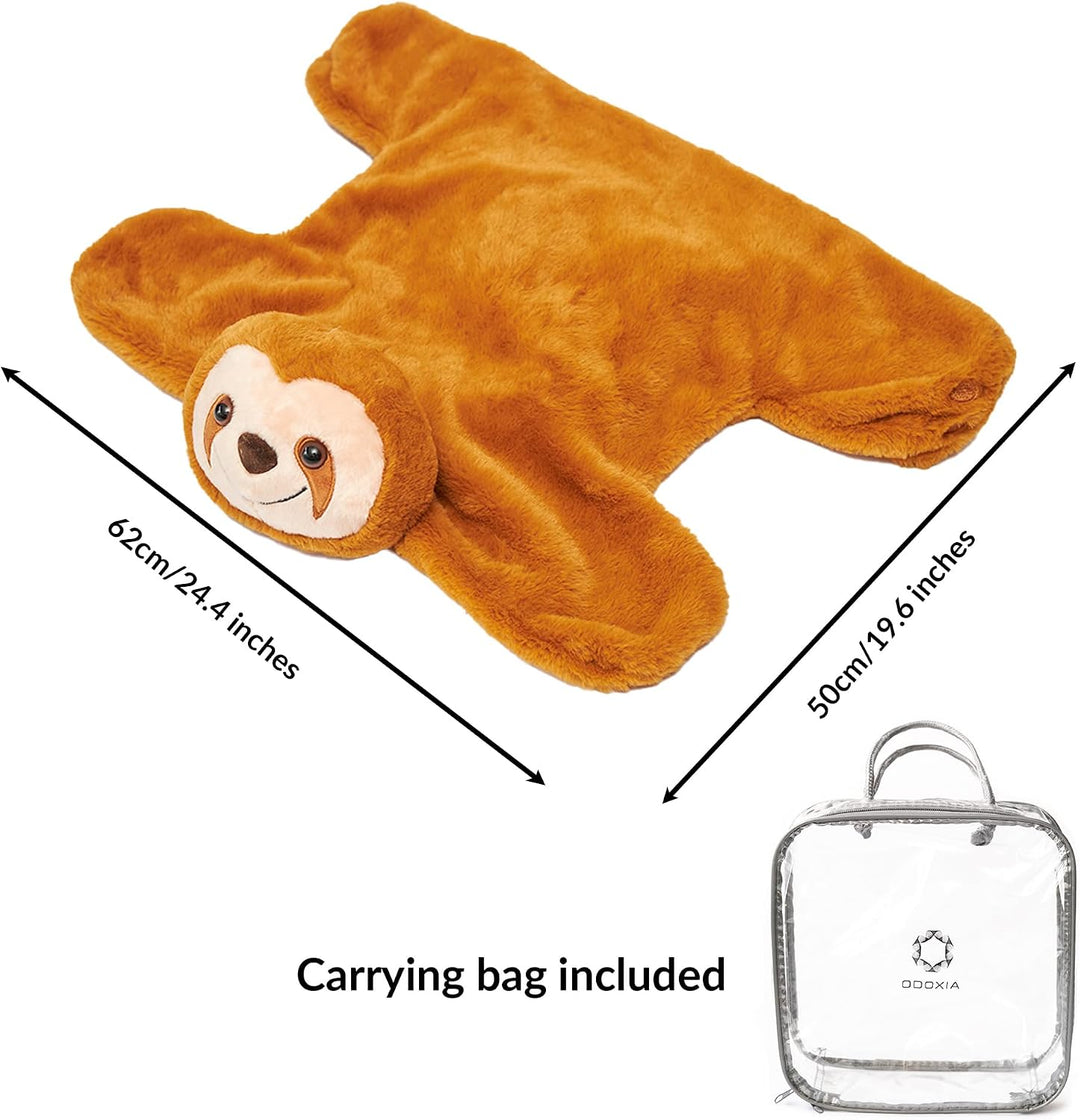 ODOXIA Sensorisches Kuscheltier für Kinder 2.3 KG | Plüsch Faultier für Entspannung &amp; Konzentration