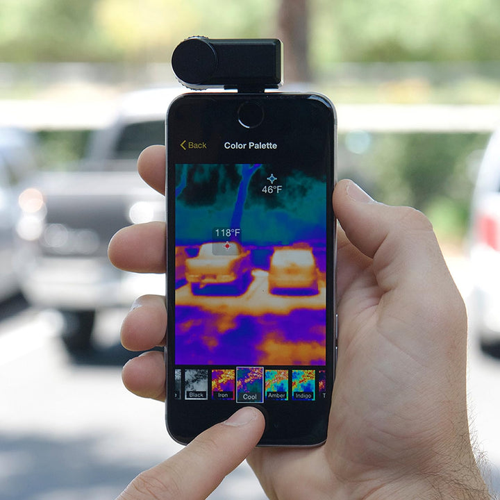 Seek Thermal Compact XR - Preiswerte Wärmebildkamera mit Erweiterter Sichtweite, Lightning Anschluss