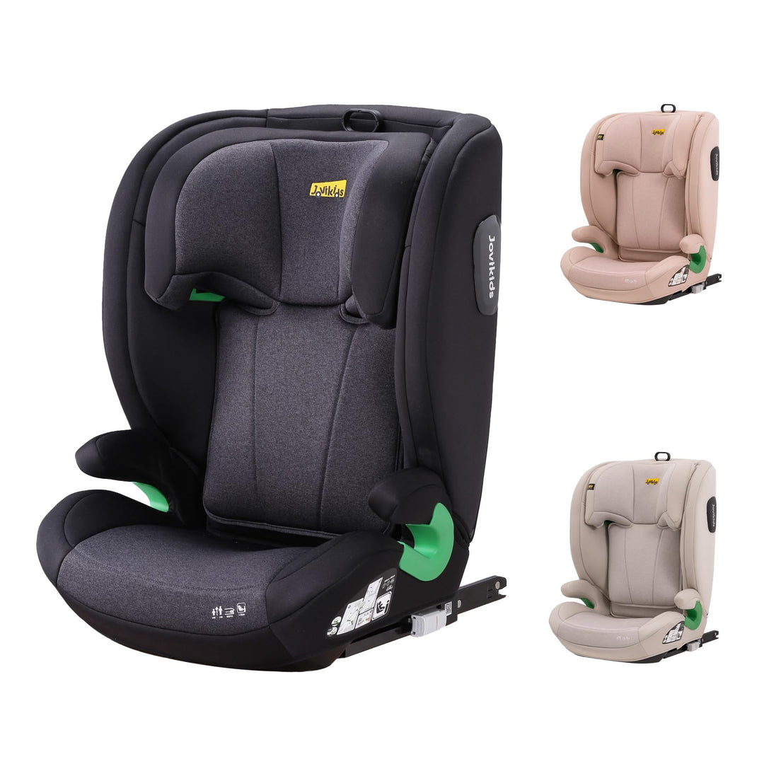 i-Size R129 Kinderautositz für 3,5 bis 12 Jahre (100-150 cm), Mit verstellbarer Rückenlehne, Kopfstü