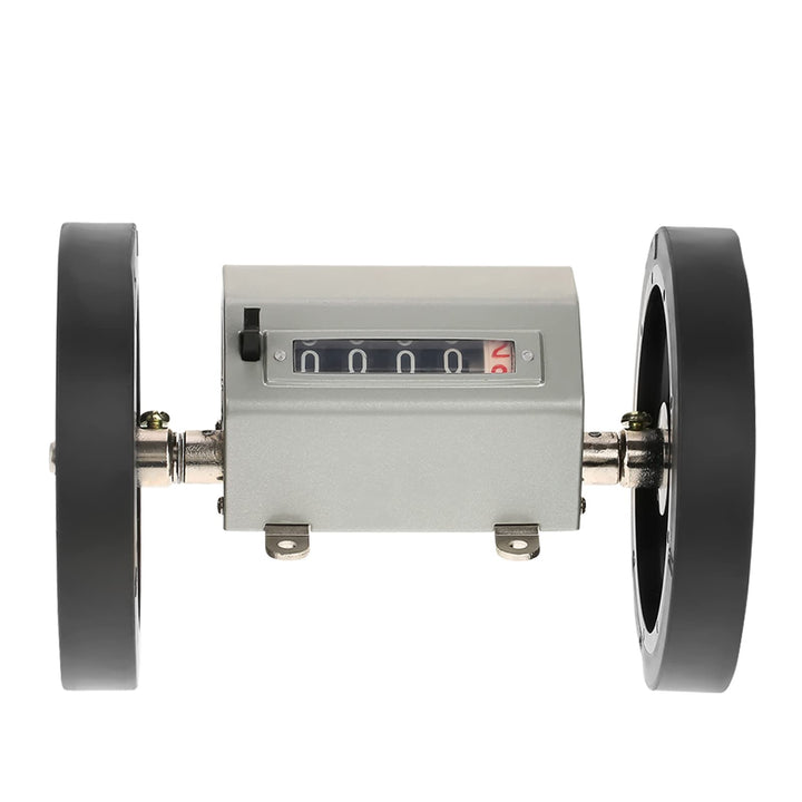 Rollender Meterzähler, 5-stellig Rollenzähler Meterzähler, Längenzähler Rollenrad, 0-9999,9 Meter