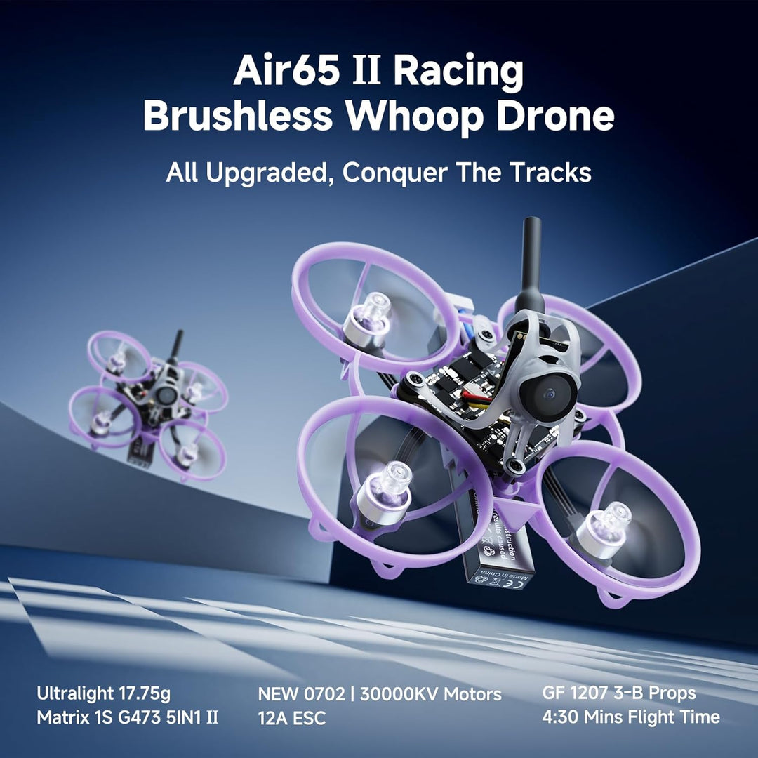 BETAFPV Air65 II Brushless Whoop Quadcopter Ultralight for 1S FPV Racing