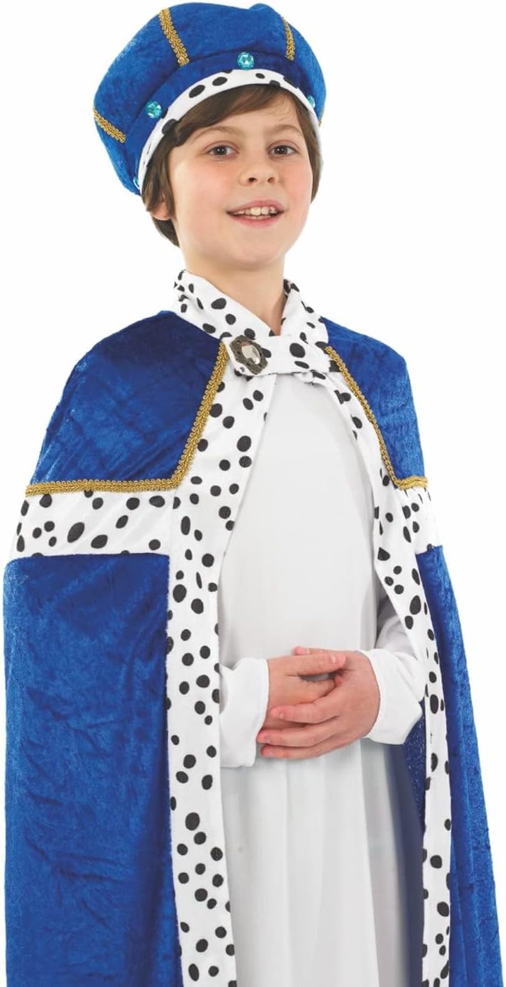 Fun Shack Sternsinger Kostüm Kinder, Festliches Halloween Kostüm Kinder, M Blau M, Blau M