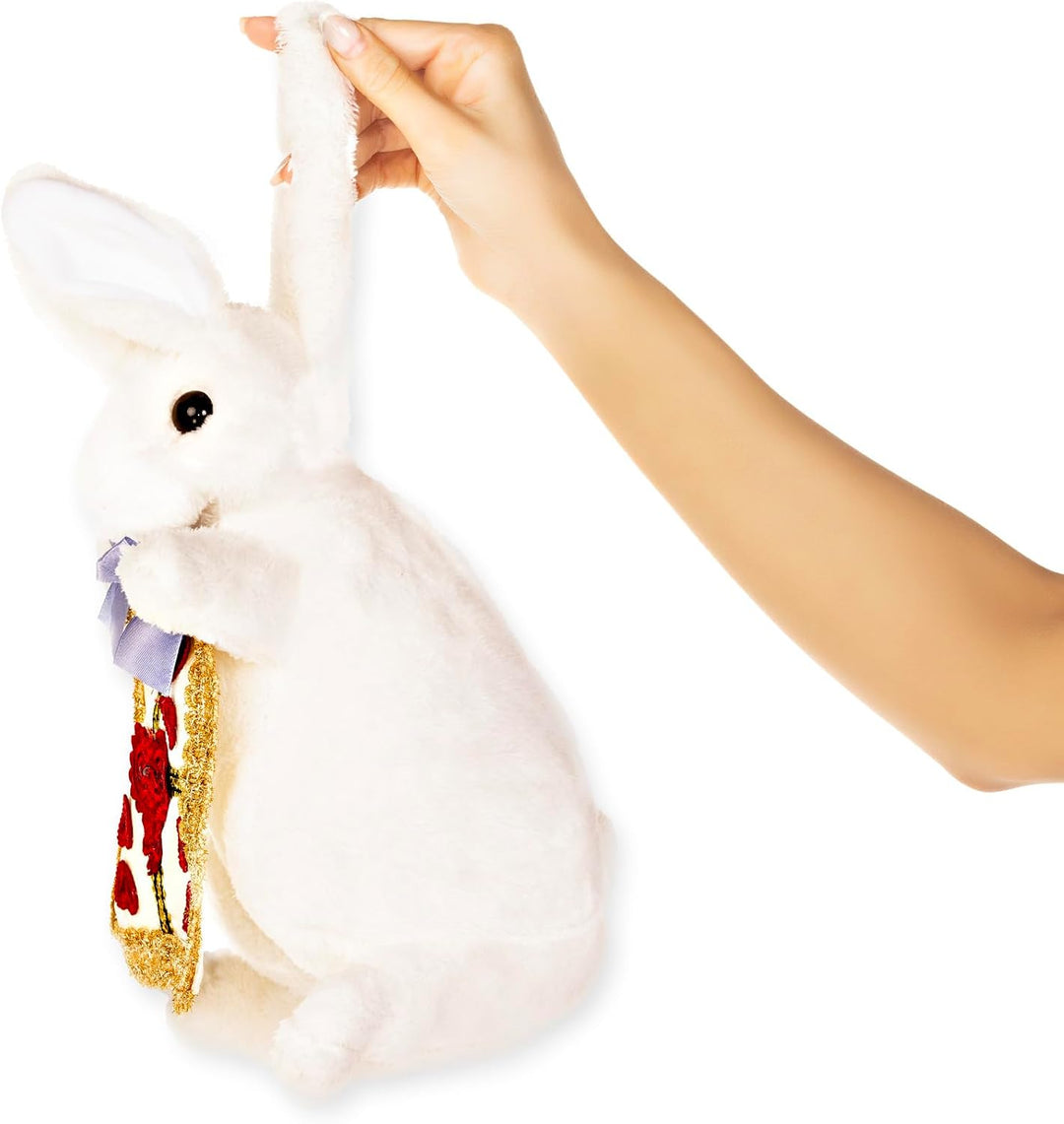 Leg Avenue Handtasche in Hasenform, 1 Stück, White, Gold