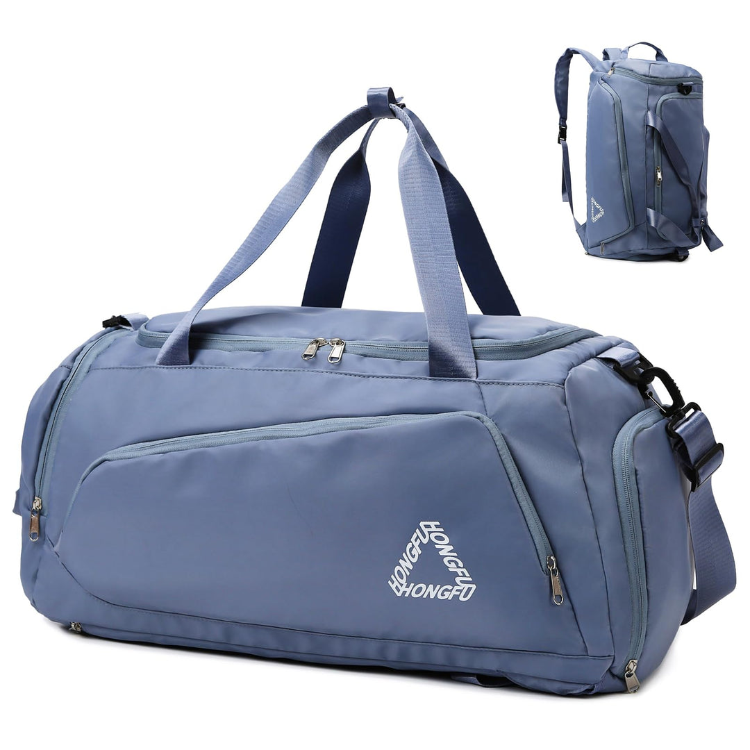Sporttasche Damen 45L Reisetasche Herren mit Schuhfach Nassfach Wasserdicht Weekender Travel Gym Duf