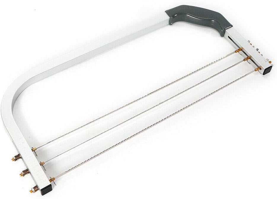 Tortenschneider, Drähte Tortenschneider, Tortenbodenschneider Verstellbar mit 3 Edelstahl Draht, Dra