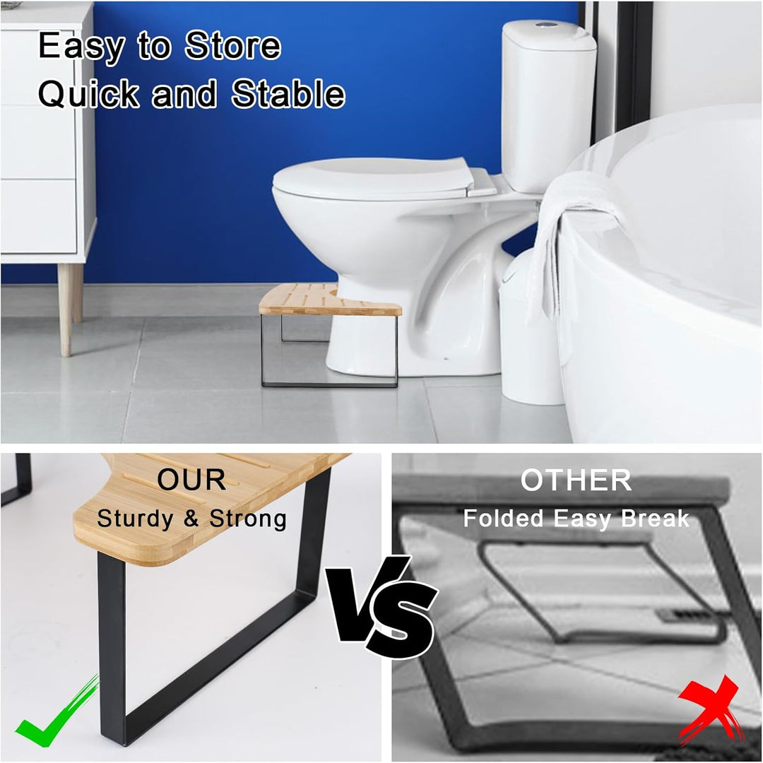 Toilettenhocker, Toilettenhocker Erwachsene, Klohocker Erwachsene, Klohocker, Kackhocker für Erwachs
