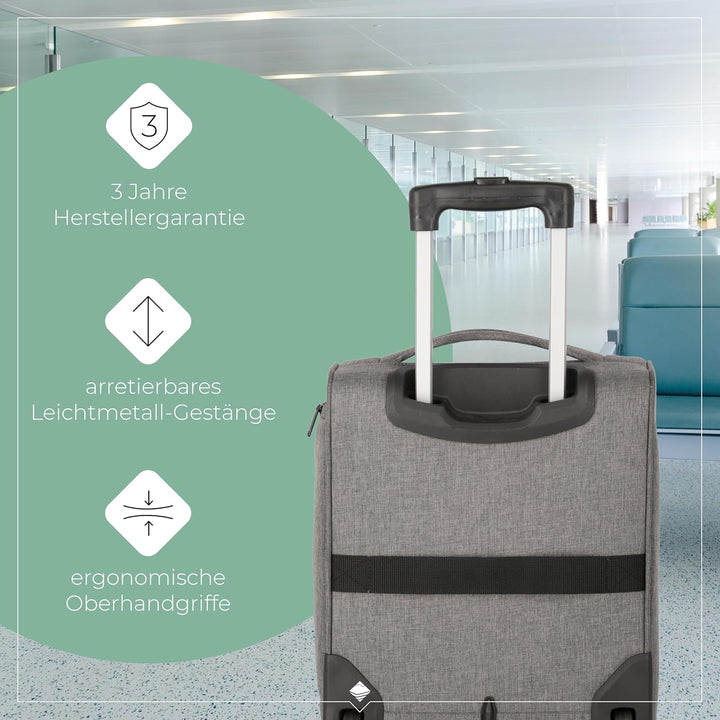 Travelite CABIN Bordtrolley (43 cm) Underseater mit 2 Rollen, Anthrazit