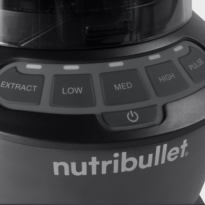 NutriBullet Full Size Combo Batidora de Vaso 1.8L 1200W Gris Oscuro