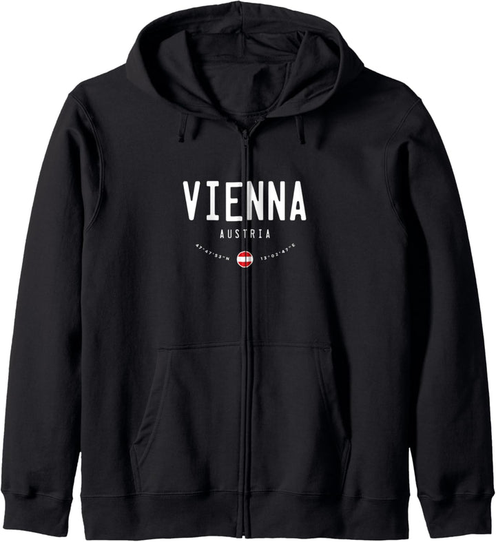 Vienna Austria Kapuzenjacke