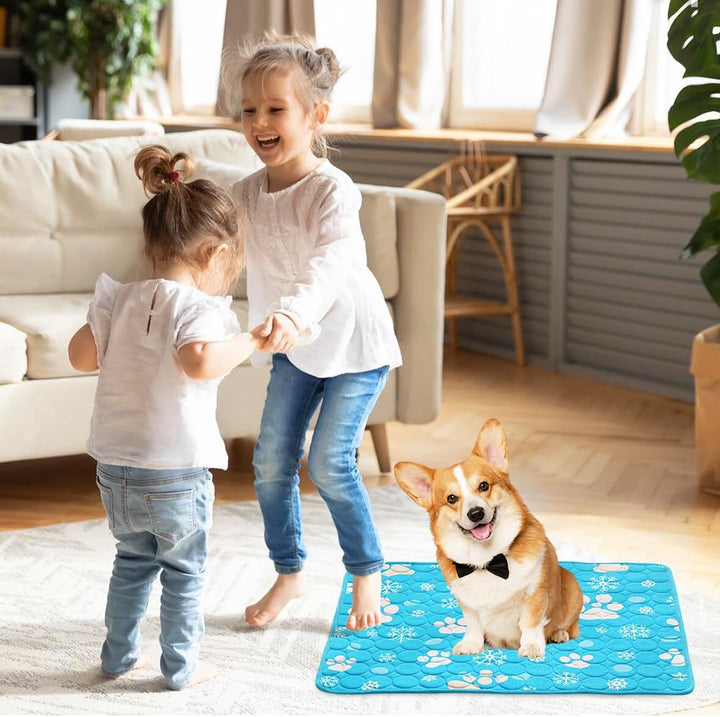 Yuragim Kühlmatte für Hunde, Selbstkühlend Hundematte 100 * 70cm Kühldecke für Hunde und Katzen für