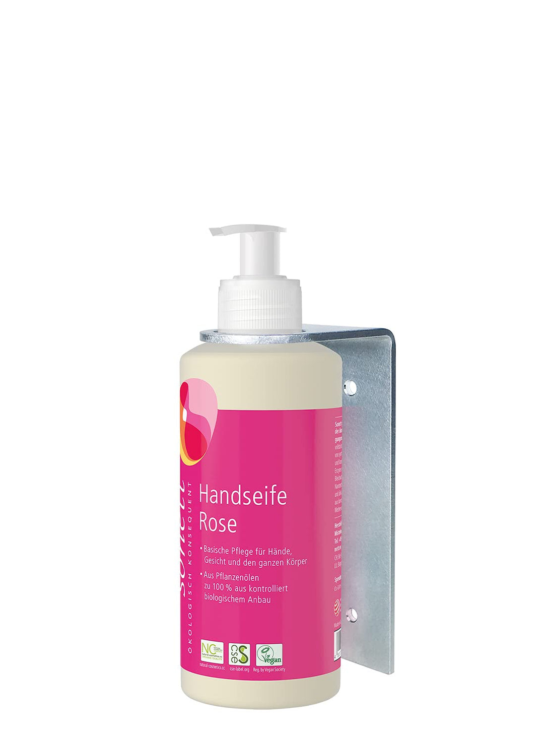 Sonett Wandhalter aus Edelstahl für 300-ml-Spender, 170 g